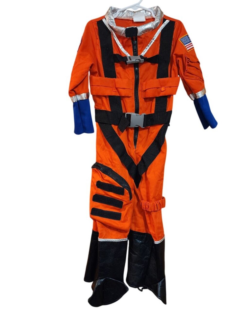 Teetot Astronaut Costume Child Size Small 4 Halloween Orange Jumpsuit